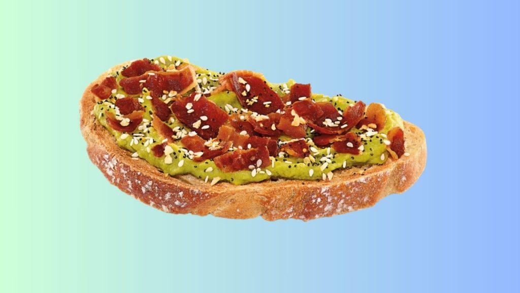 dunkin' bacon avocado toast