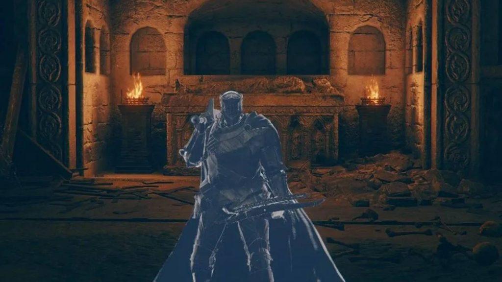 Blackgaol knight boss in Elden Ring