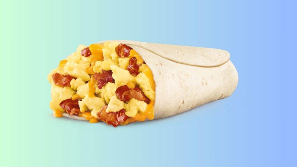 Sonic Jr bacon burrito