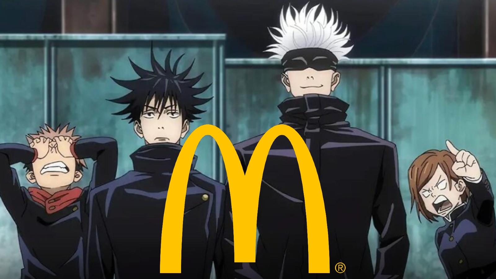 Jujutsu kaisen mcdonalds