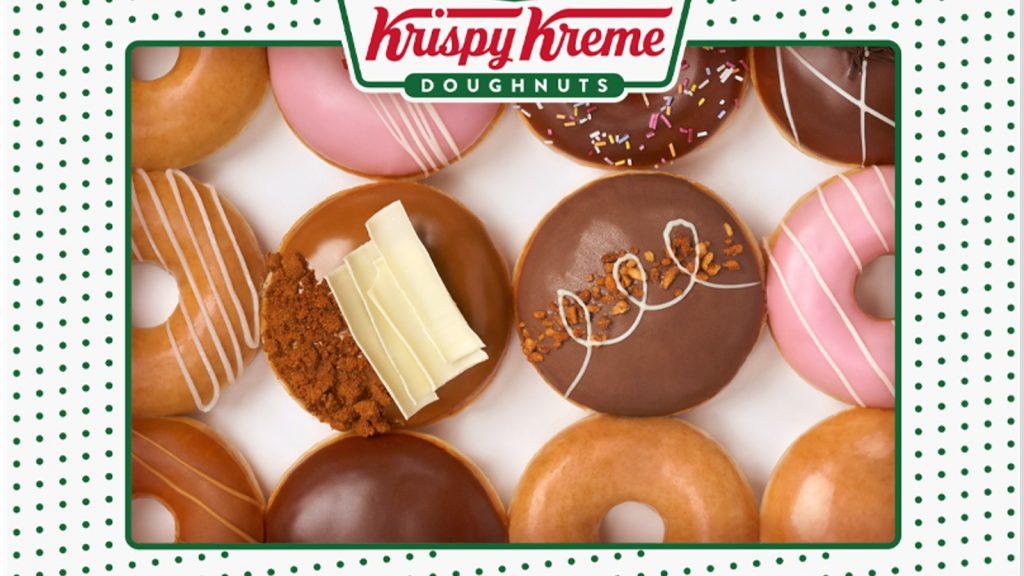 Krispy Kreme doughnut box