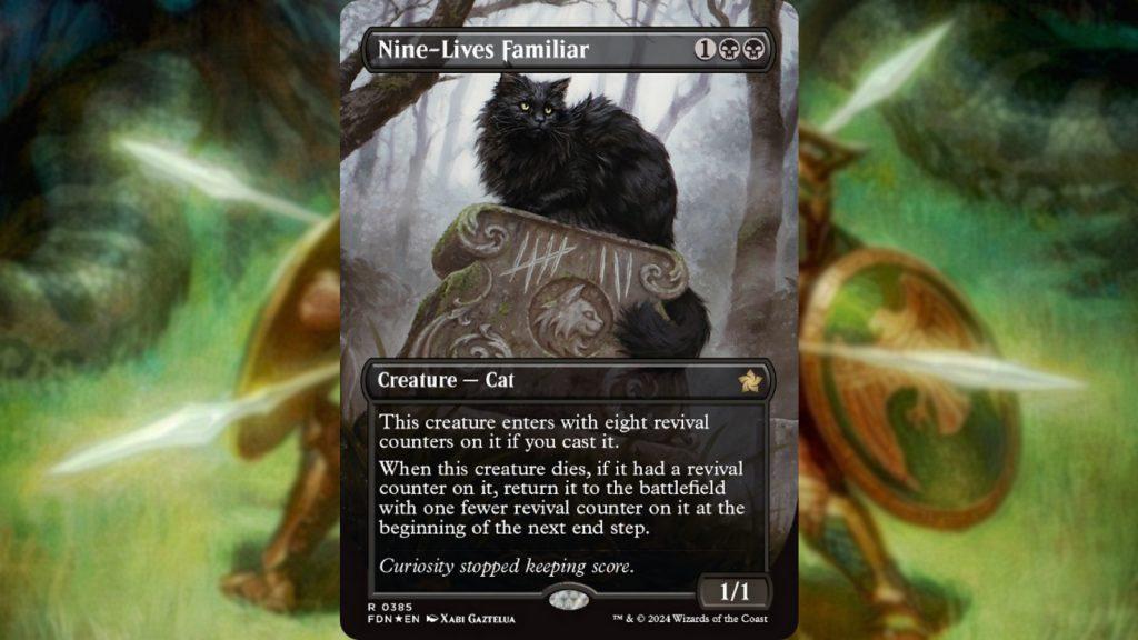 MTG Foundations Nine-Lives card