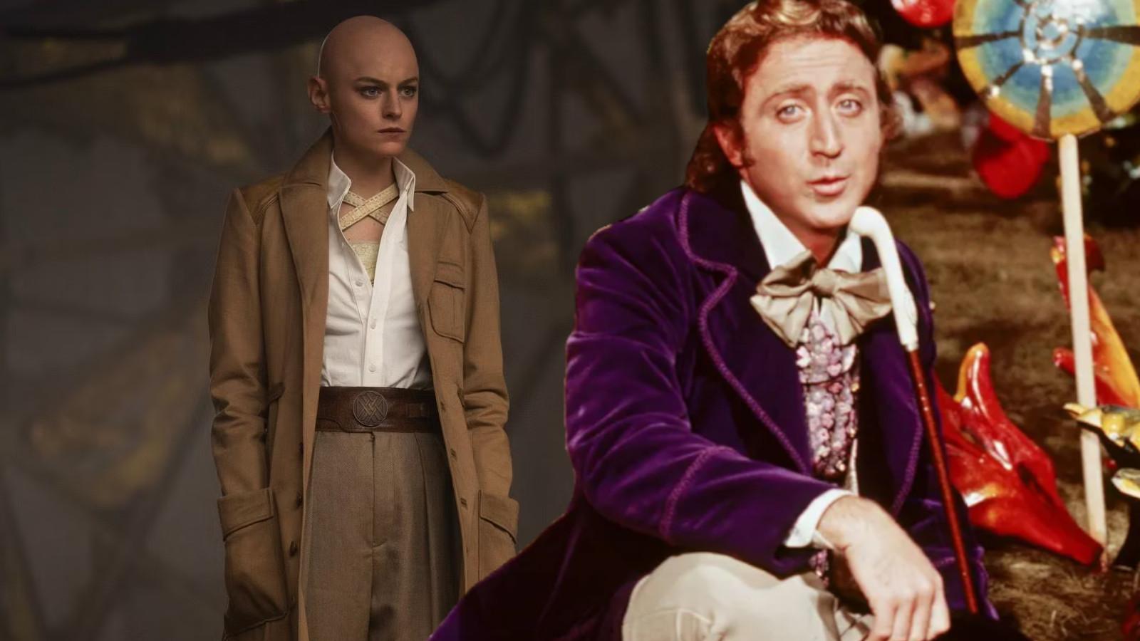 Cassandra Nova and Willy Wonka