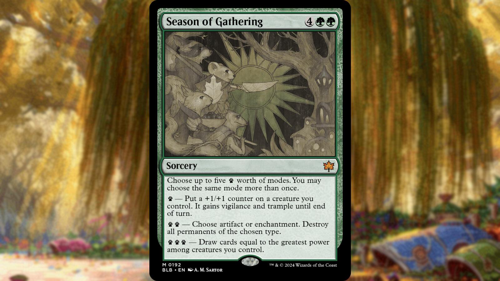 MTG Bloomburrow Season of Gathering