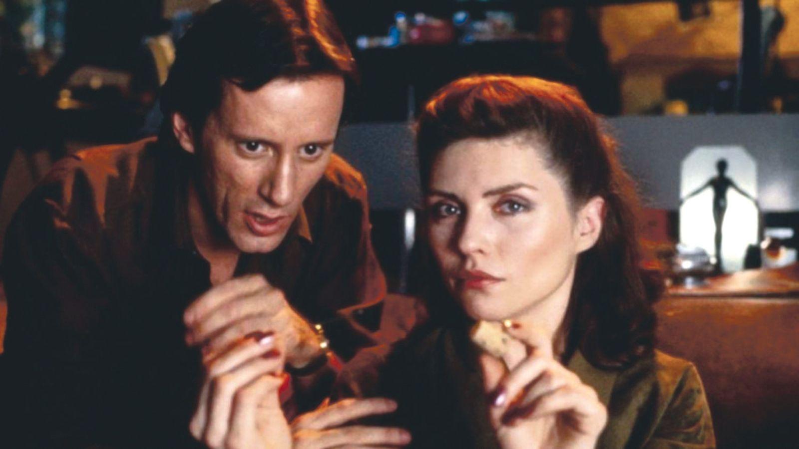 James Woods and Debbie Harry in Videodrome