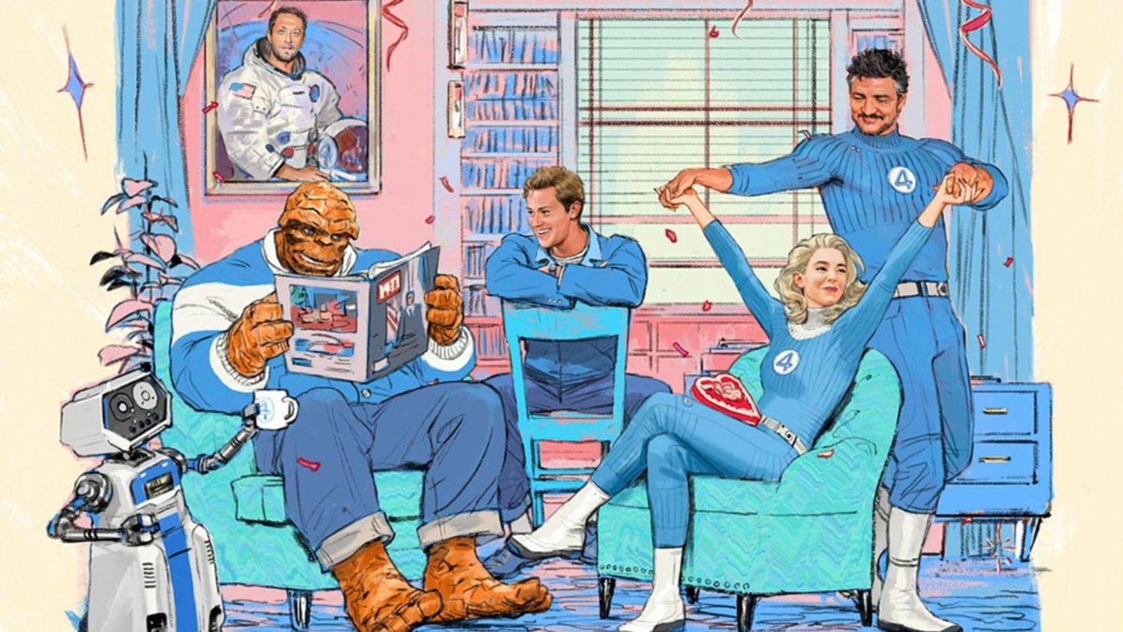 Fantastic Four official art.