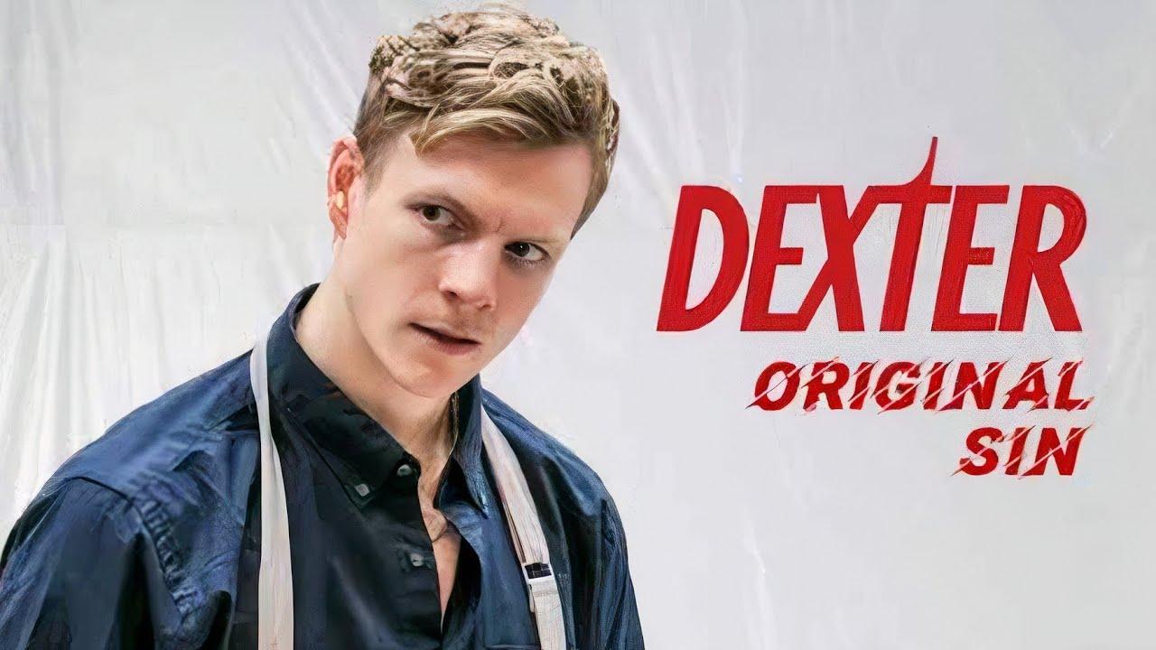 Patrick Gibson on the Dexter poster.