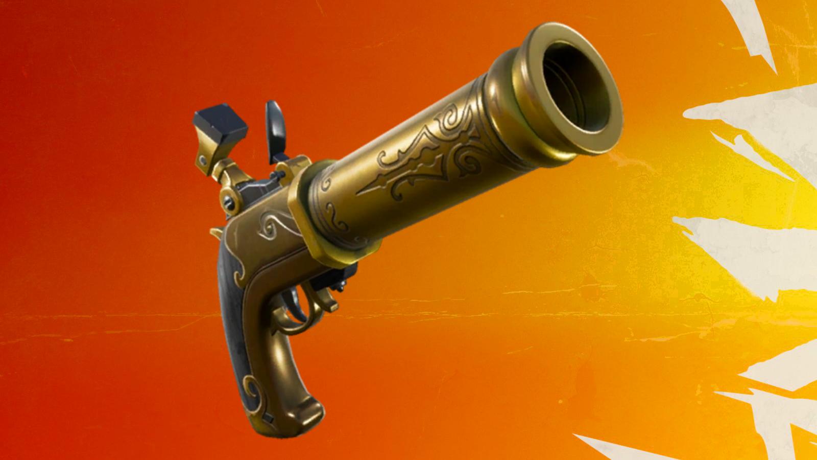 Flint-Knock Pistol in Fortnite.