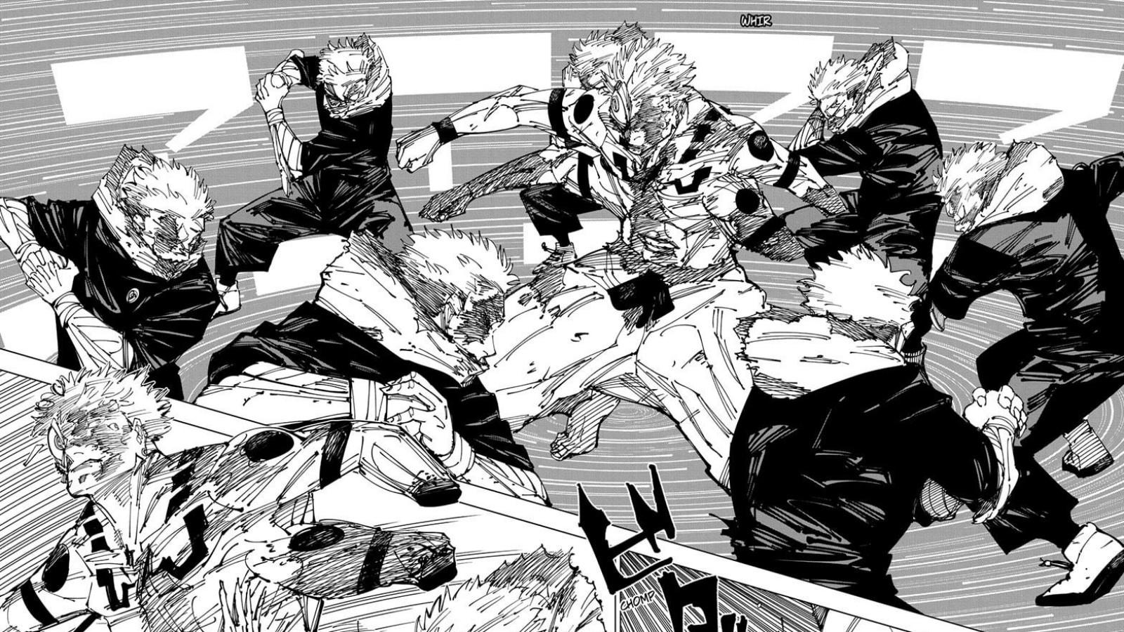 Yuji vs. Sukuna in Jujutsu Kaisen