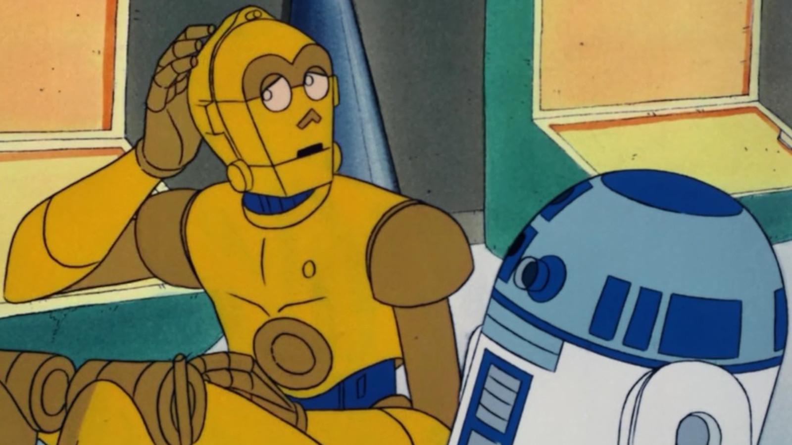 C3PO and R2-D2 in Droids