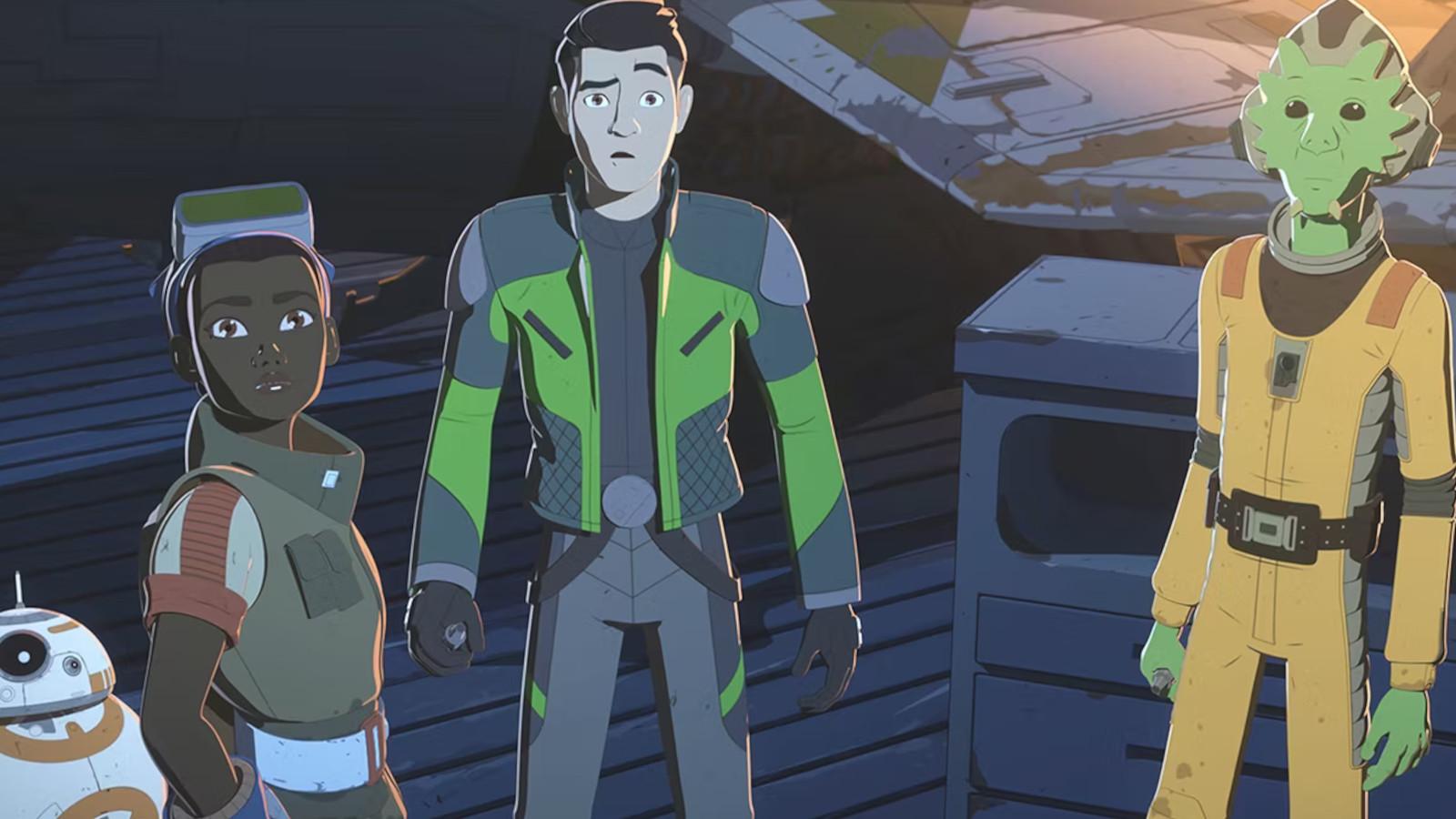 The cast of Star Wars: Resistance