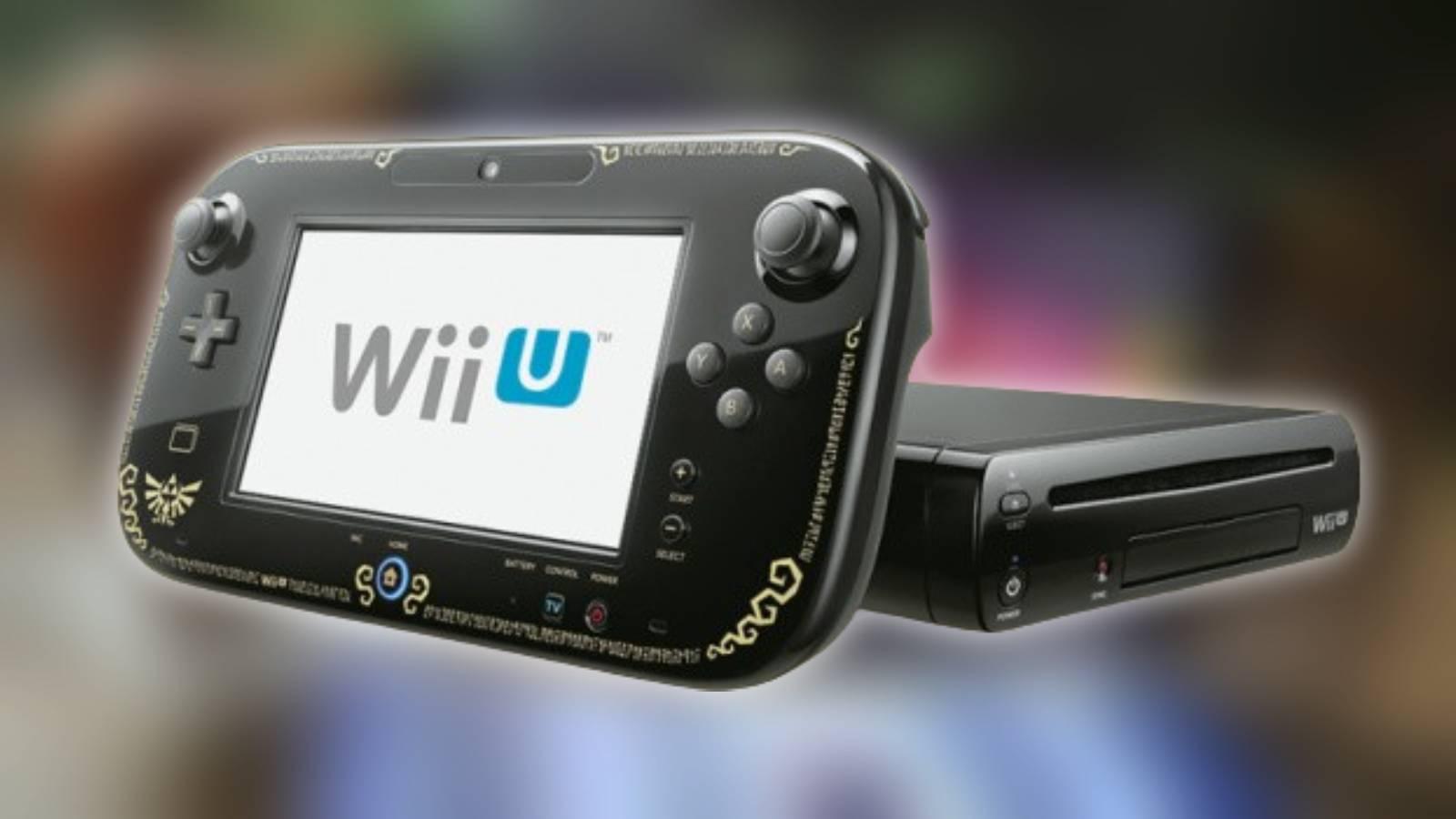 Image of the Wind Waker HD Nintendo Wii U console.