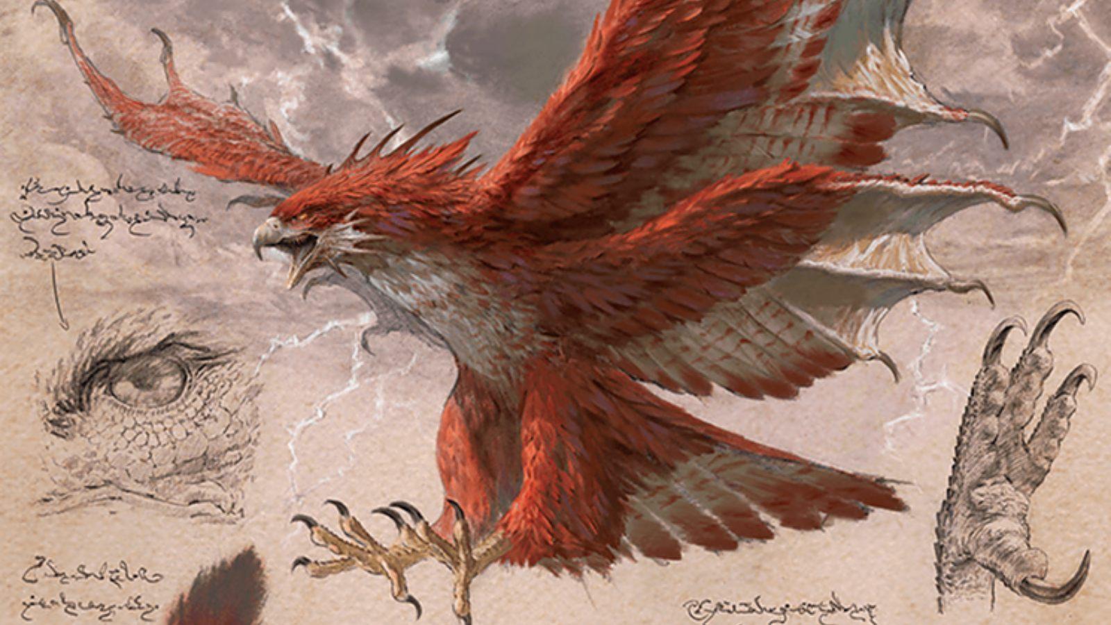 MTG Bloomburrow Dragonhawk