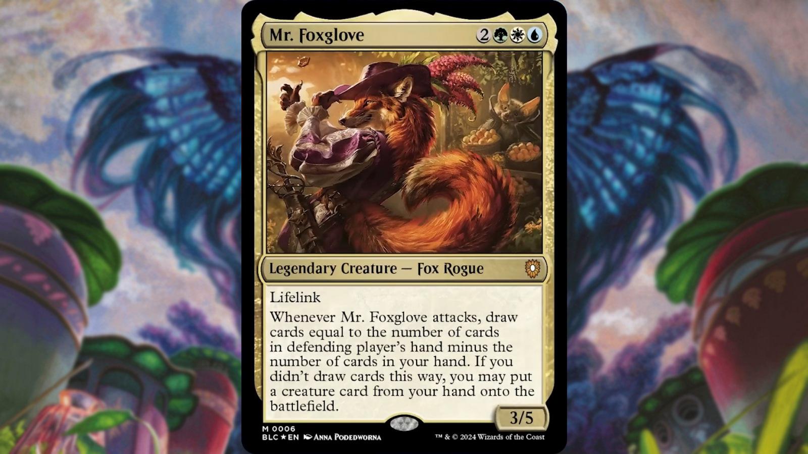 MTG Bloomburrow Mr. Foxglove