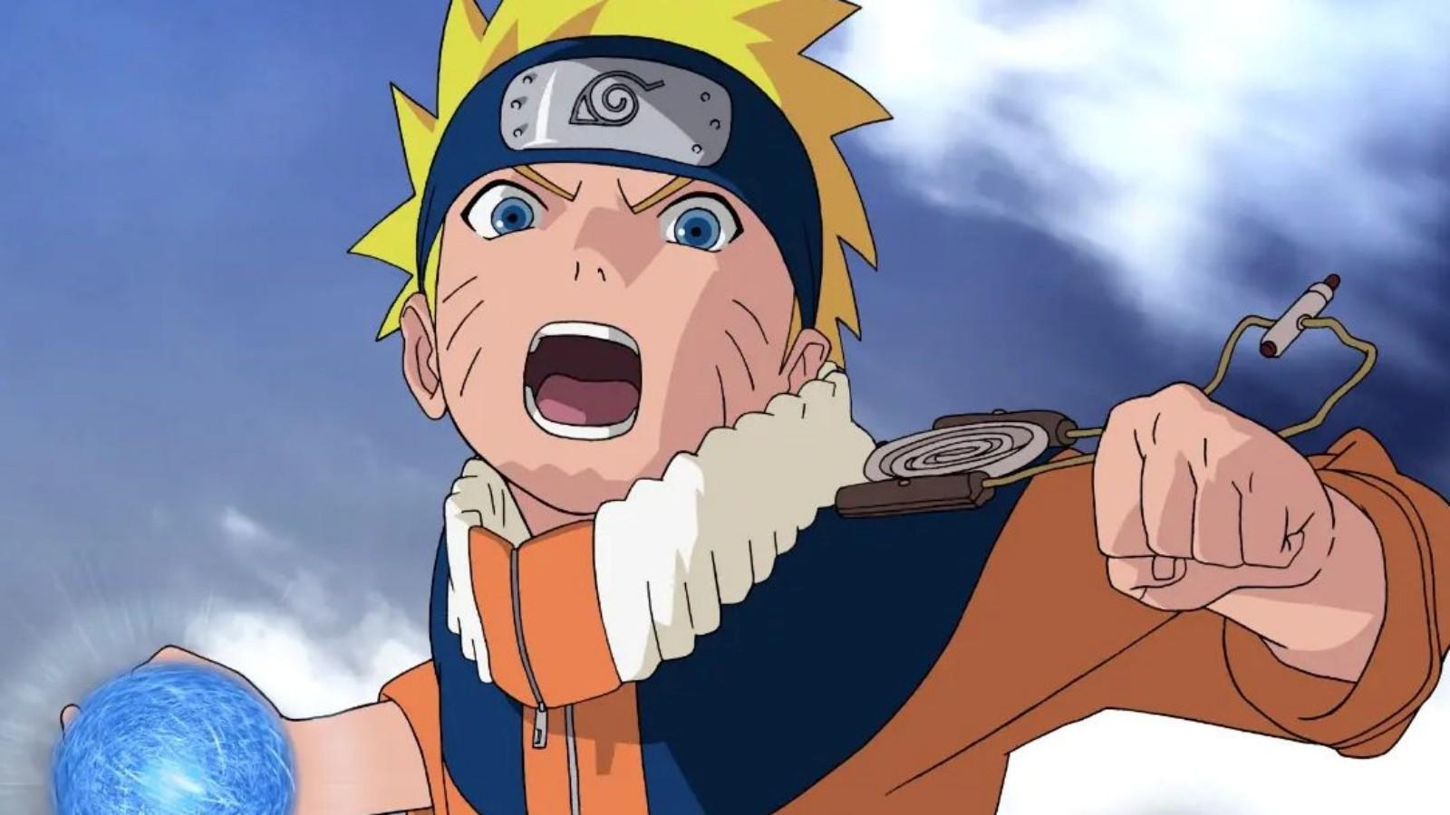 Naruto using Rasengan