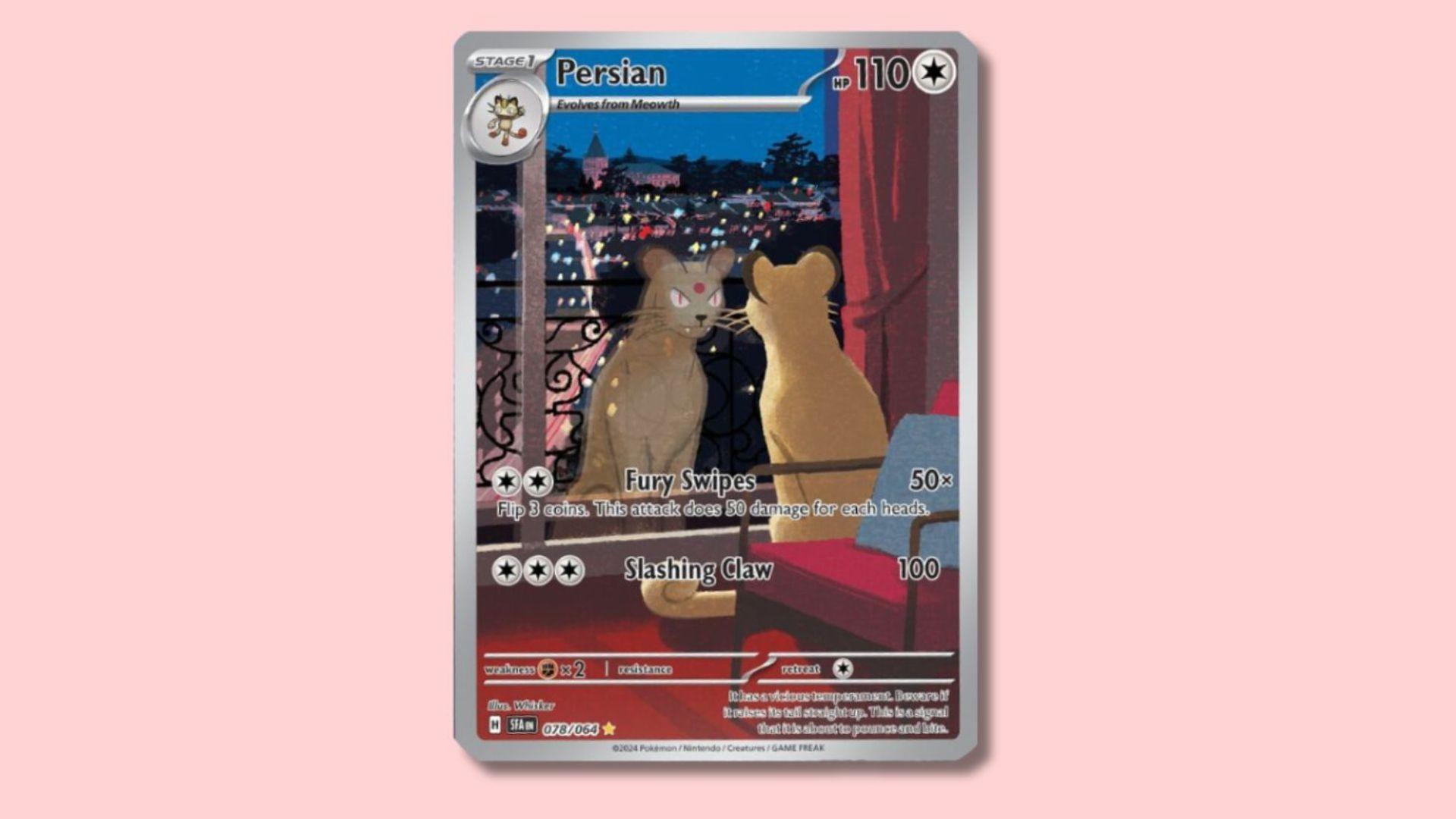 Persian Pokemon card.