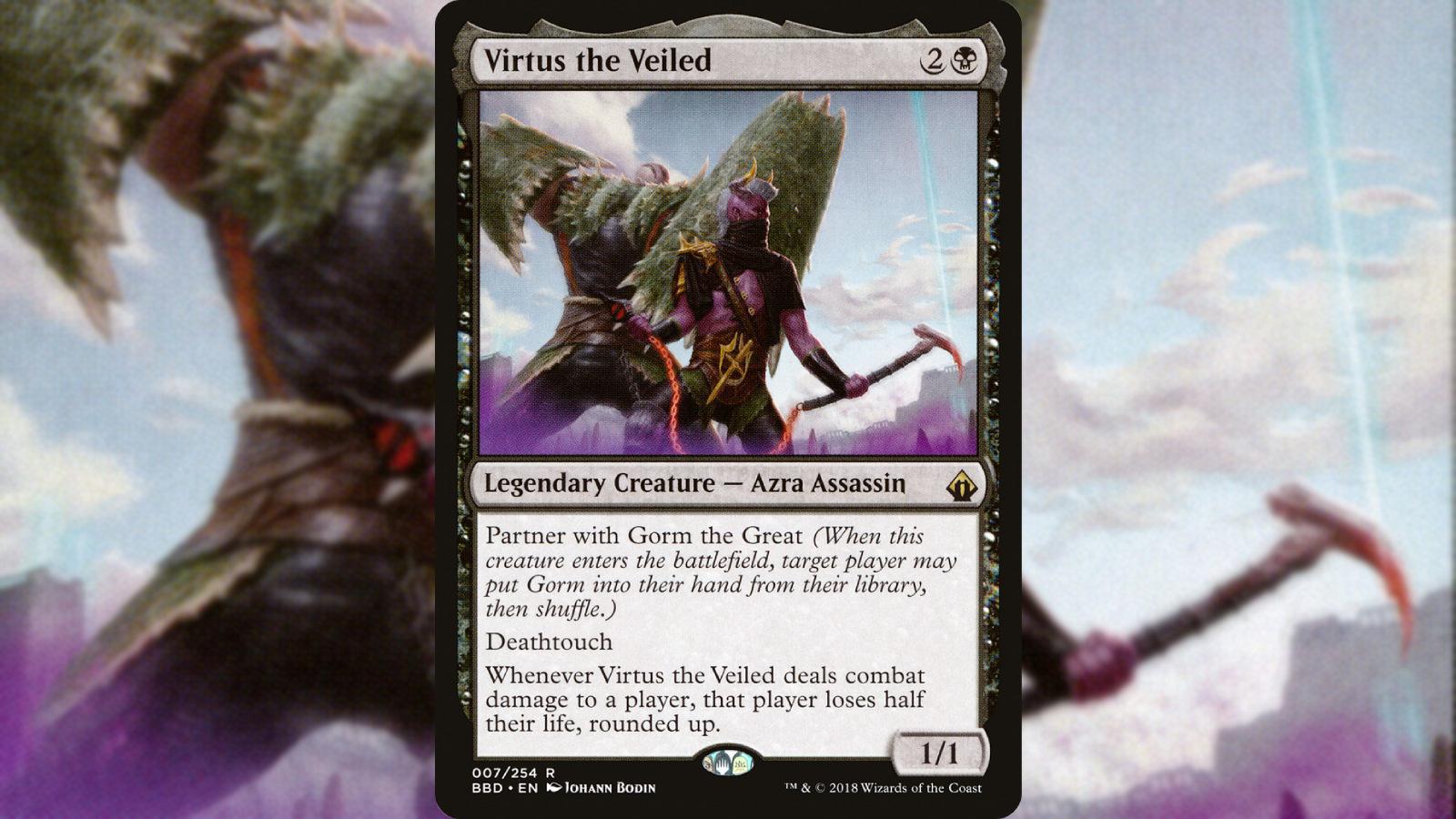 MTG Virtus Assassin card