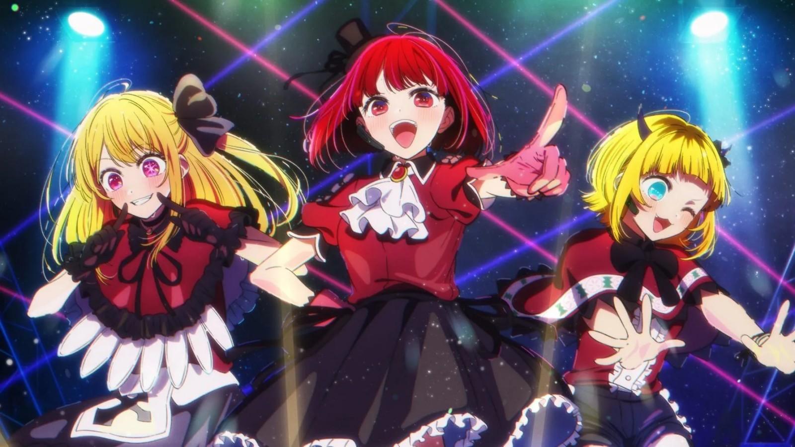 Ruby, Kana, and Memcho on stage