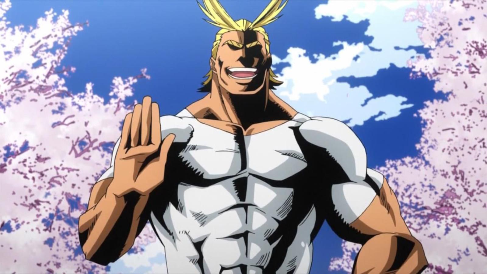 All Might in My Hero Academia