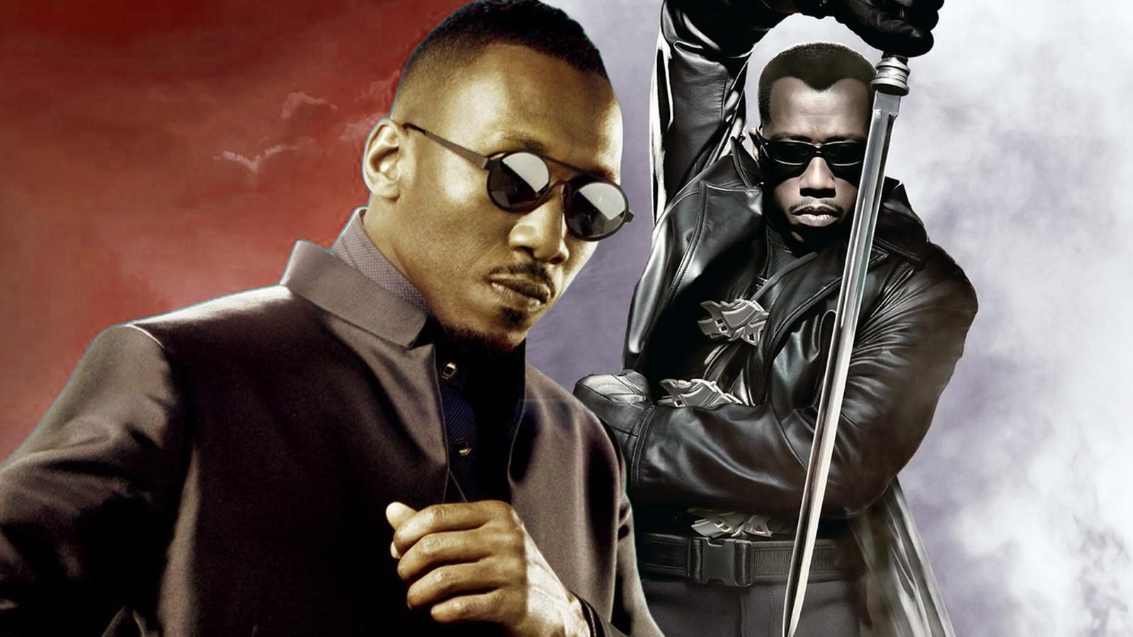 Mahershala Ali and Wesley Snipes as Blade