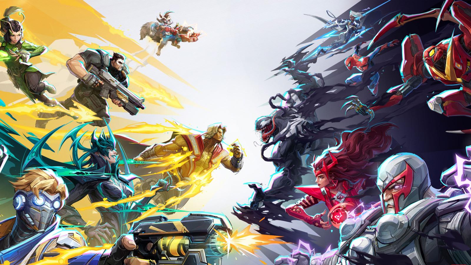 marvel heroes fighting