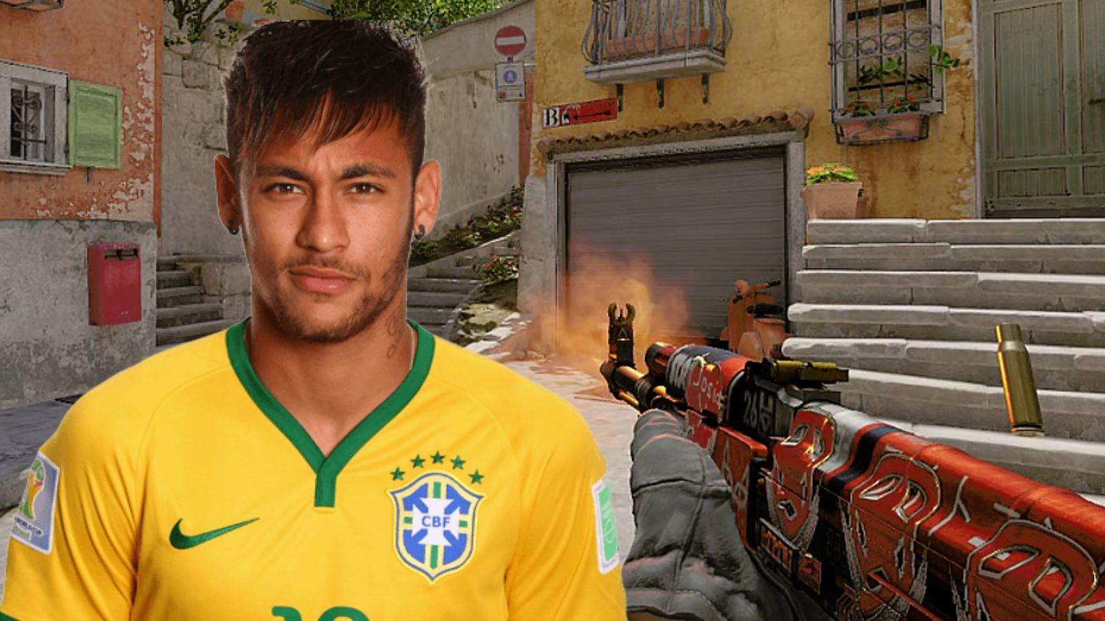 Neymar Jr and Counter-Strike 2 gameplay image