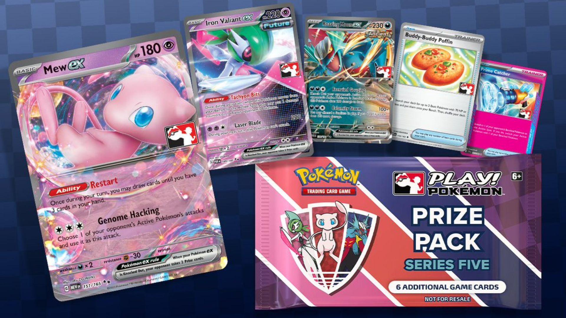 Pokemon TCG Prize Pack and cards.