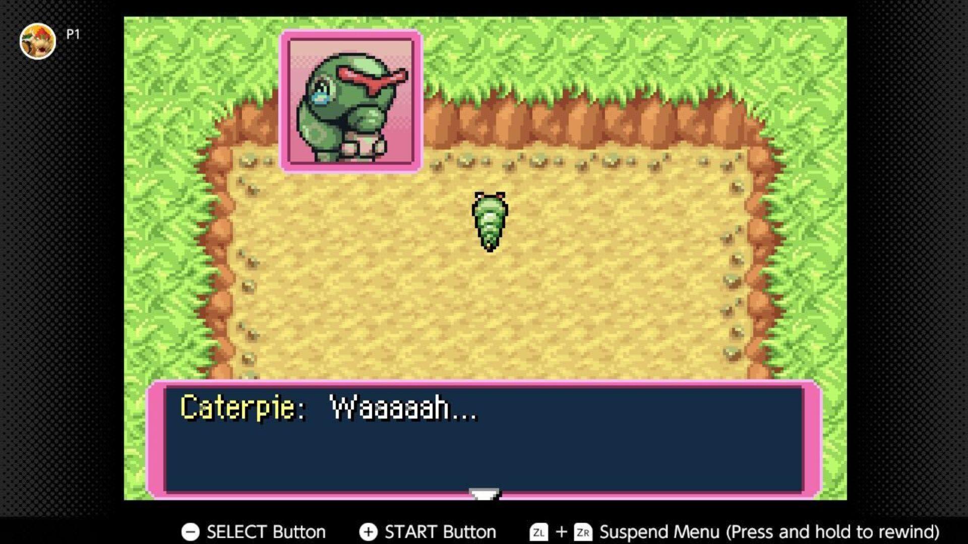 Pokemon Mystery Dungeon Red Rescue Team Caterpie waaa.