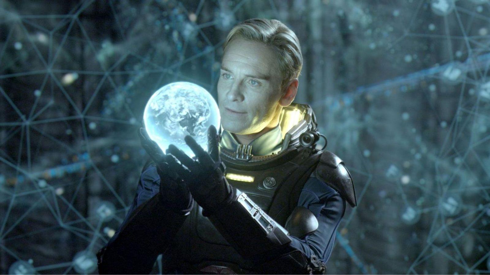 Michael Fassbender in Prometheus.