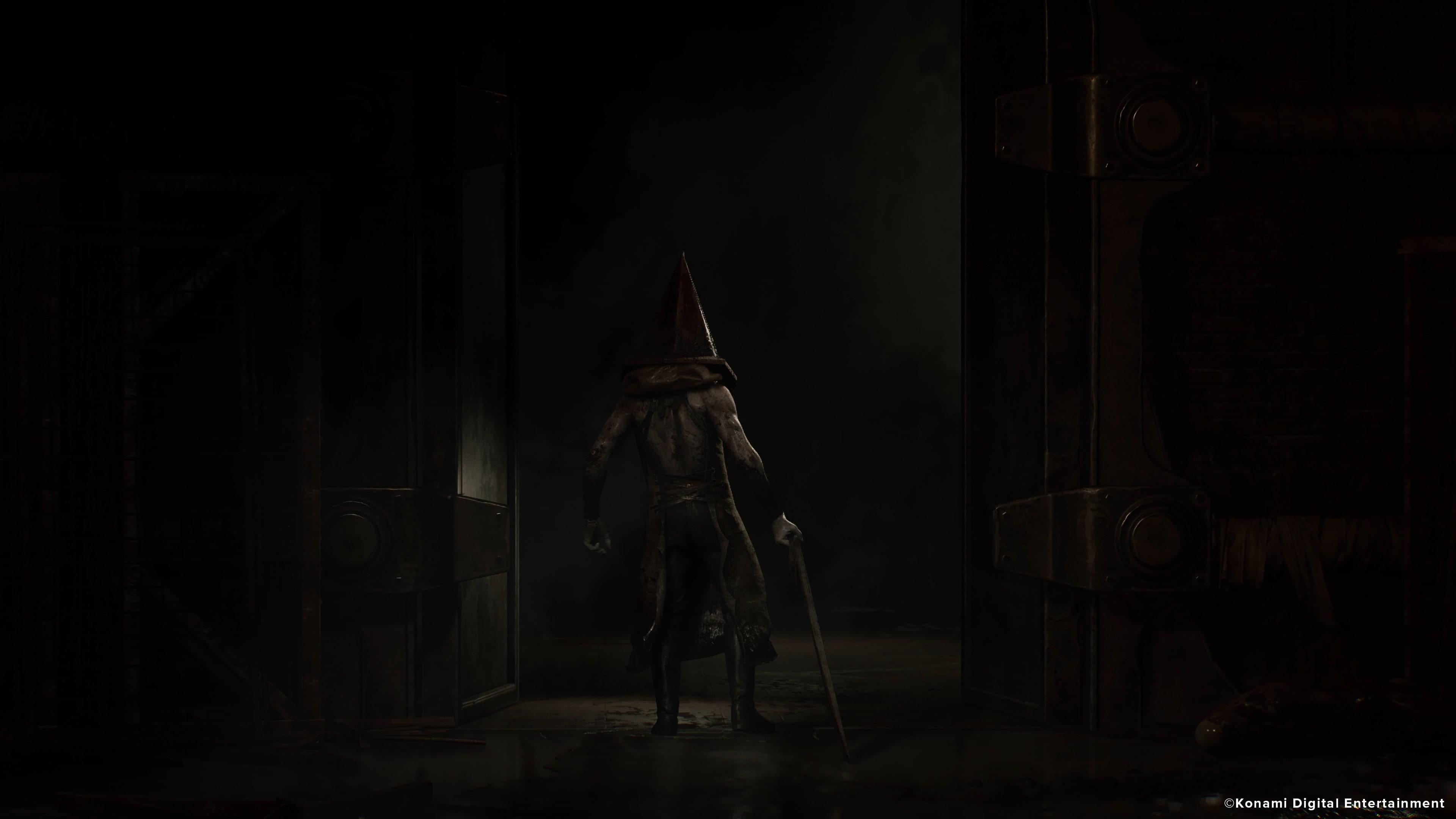 Pyramid head in silent hill 2 remake