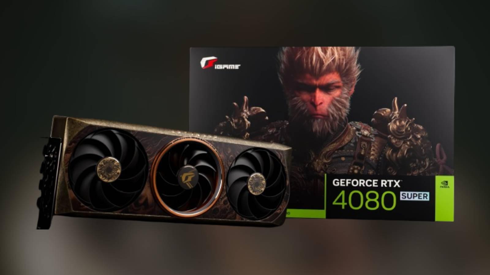 Image of Colorful's GeForce RTX 4080 SUPER and its boxart.