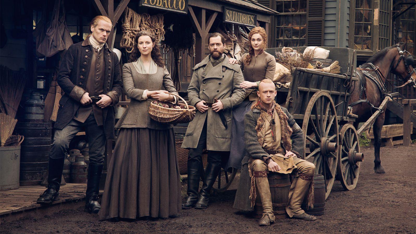 The cast of Outlander