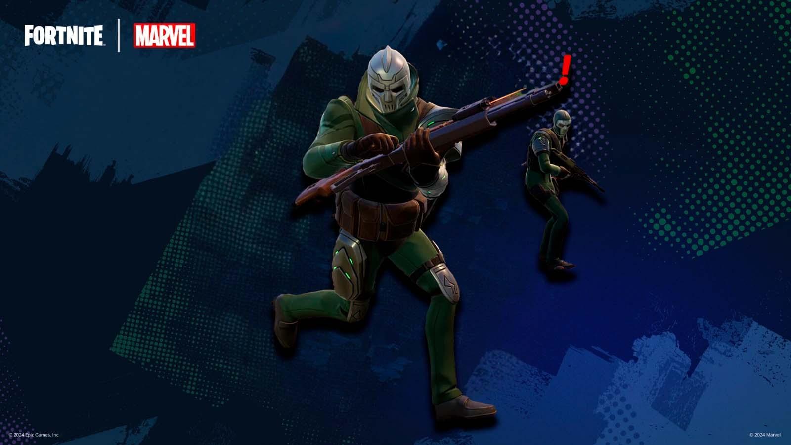 Doom's Henchmen running in Fortnite