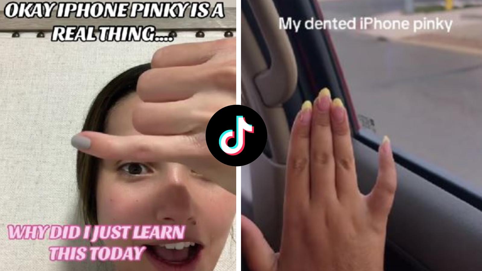 iPhone Pinky TikTok trend