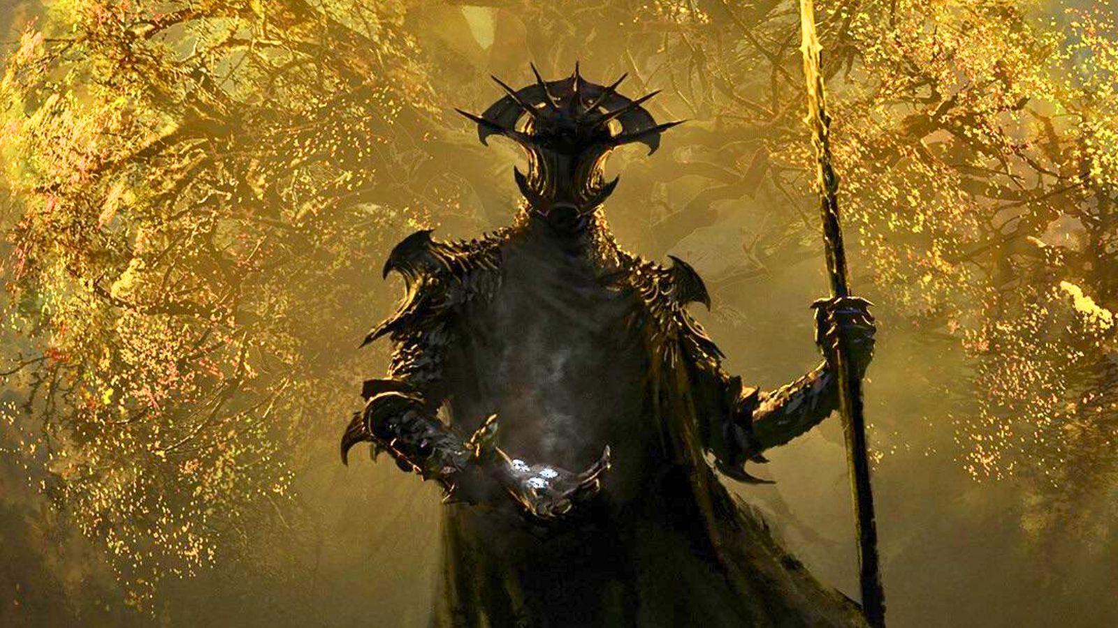 Morgoth concept art for The Rings of Power.