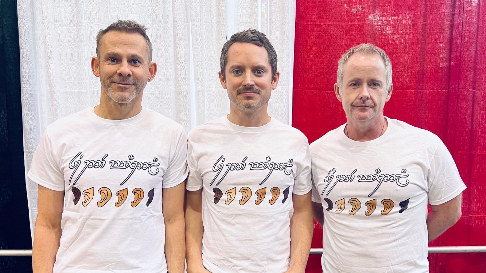 Dominic Monaghan, Elijah Wood, and Billy Boyd