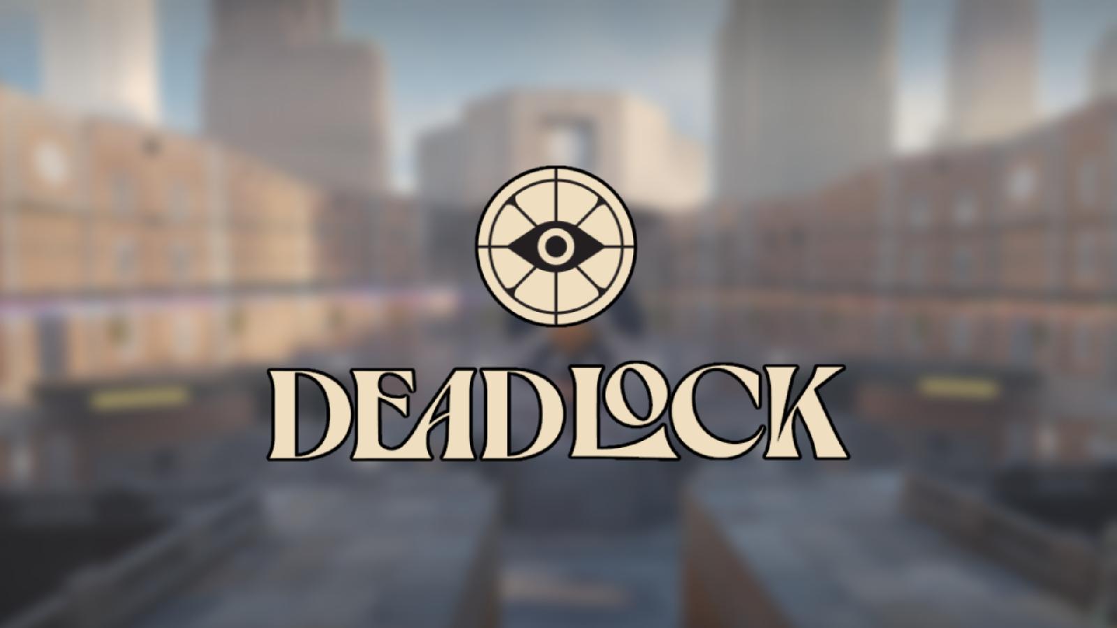 Deadlock logo over game