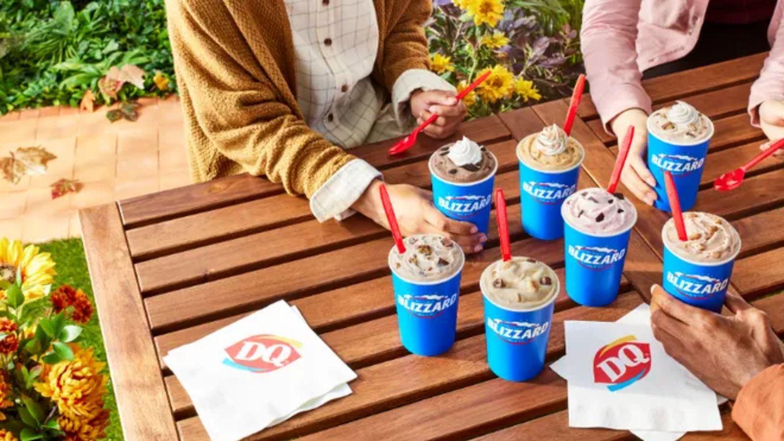 dairy queen fall blizzard menu