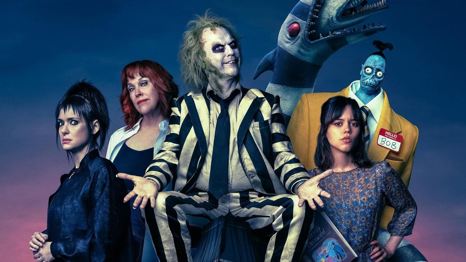 The cast of Beetlejuice Beetlejuice