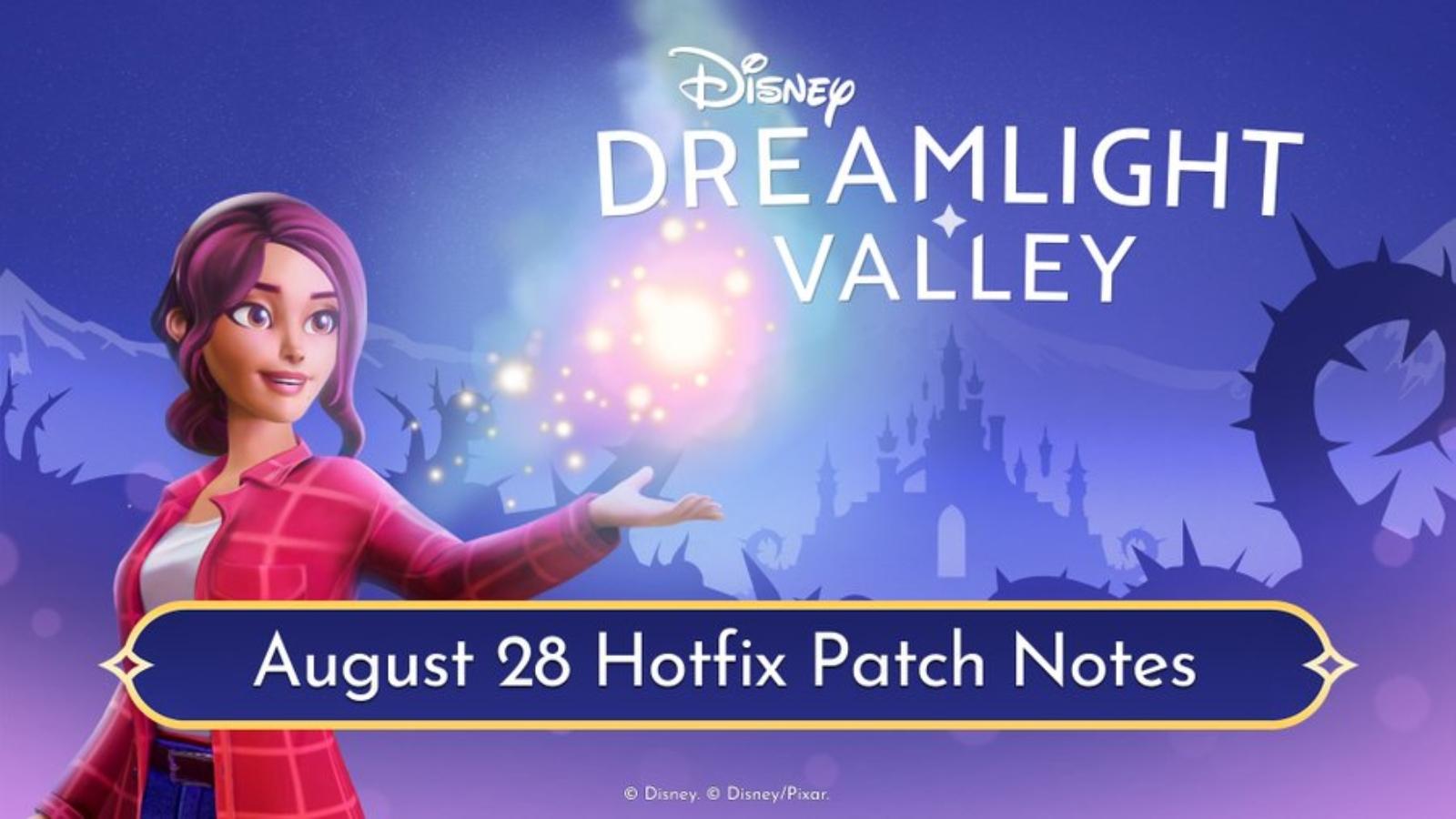 disney dreamlight valley august 28 hotfix