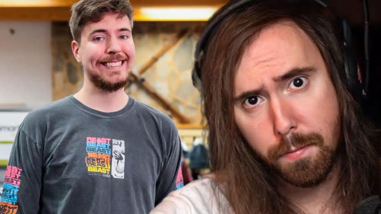 MrBeast and Asmongold