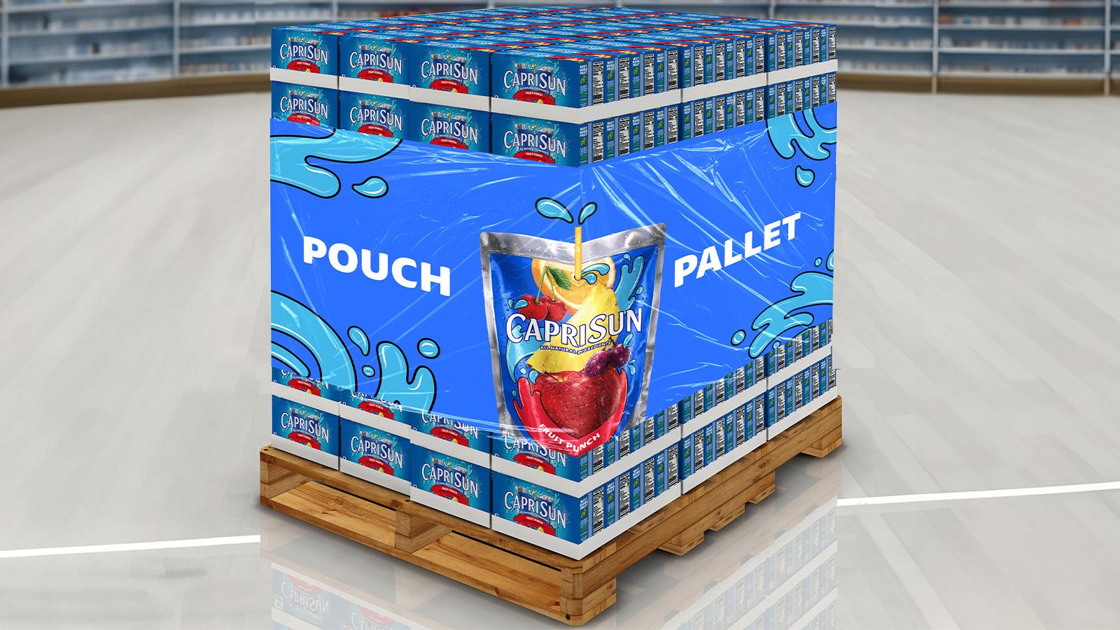 Capri Sun pouch pallet