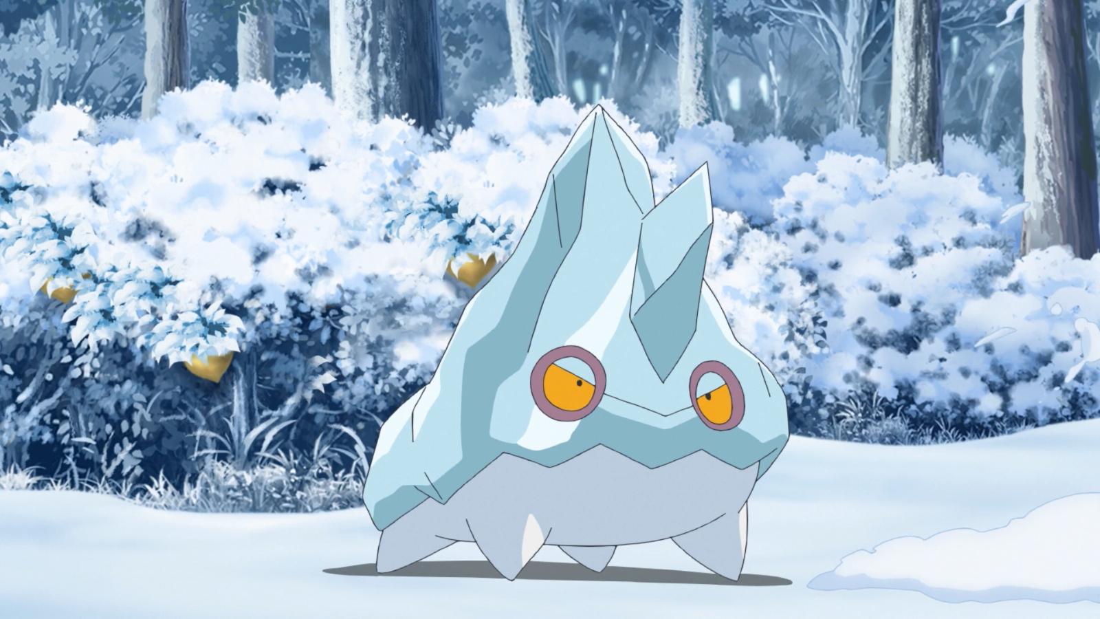 Bergmite in the Pokemon anime