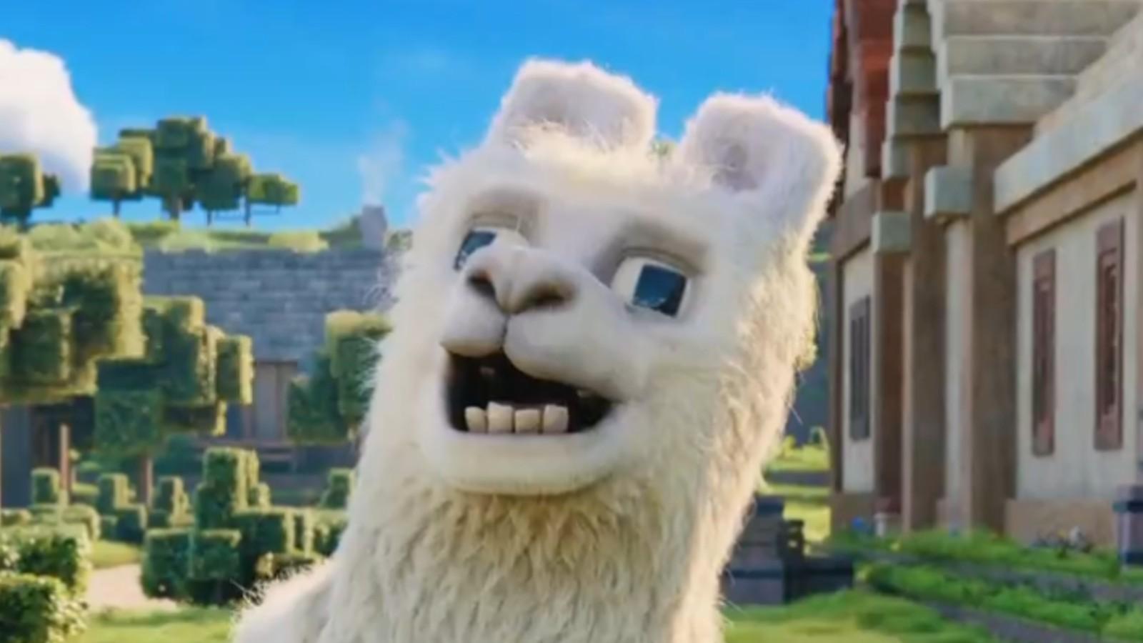 Minecraft movie llama