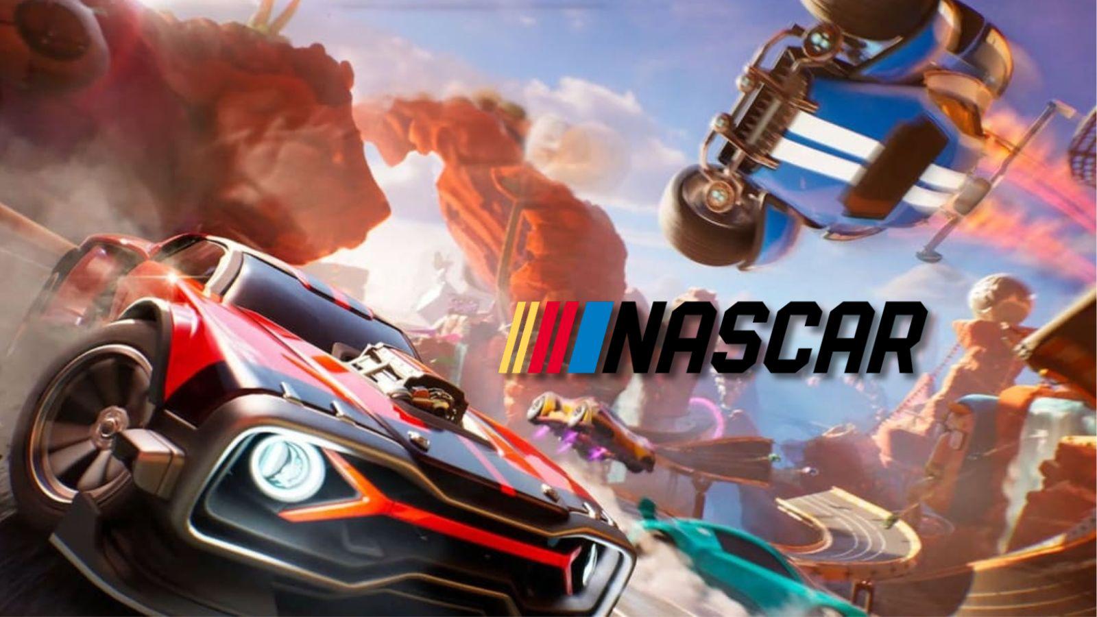 Fortnite racing and Nascar