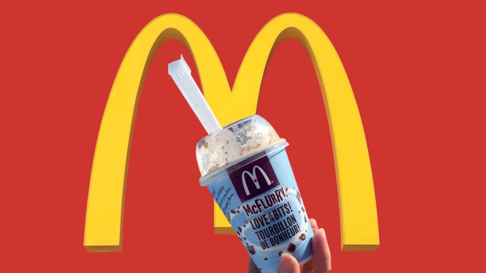 mcdonalds mcflurry and logo