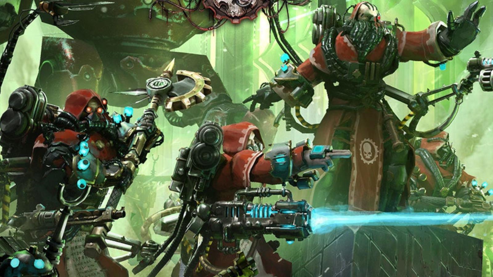 Tech-Priests go to wa in Mechanicus