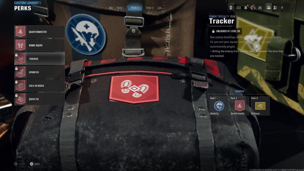 Tracker Perk in Warzone