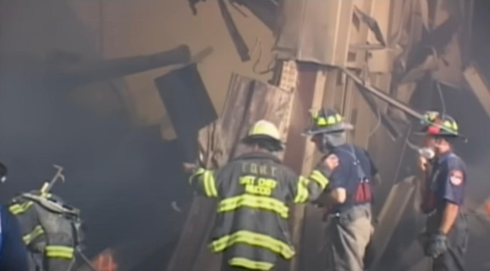 Still from the 9/11 documentary