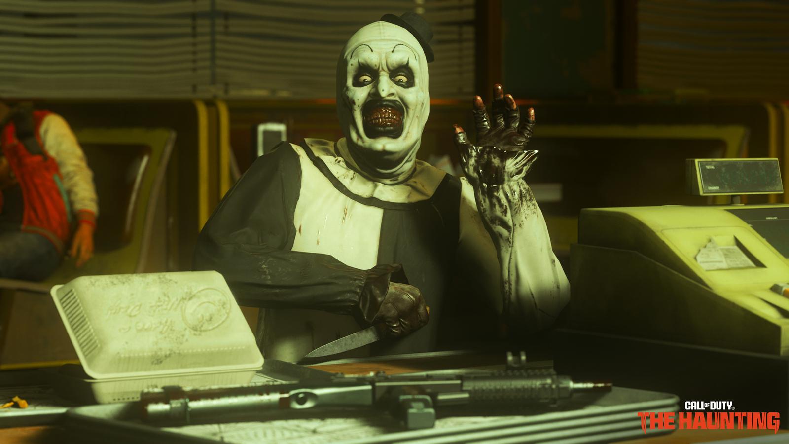 Art the Clown from Terrifier in Call of Duty